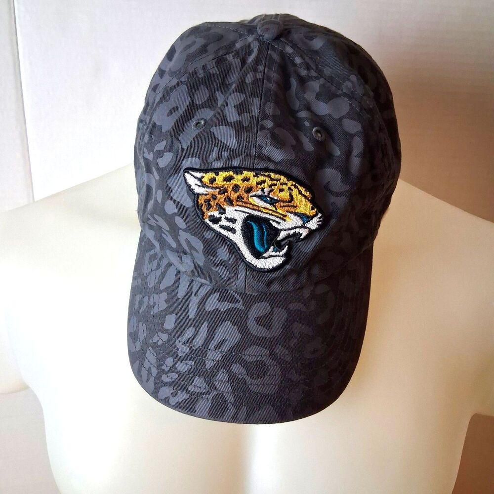Jacksonville Jaguars Womens 47 Brand Cheetah Leopard Print Strapback Hat